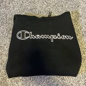 champion black sweatshirt